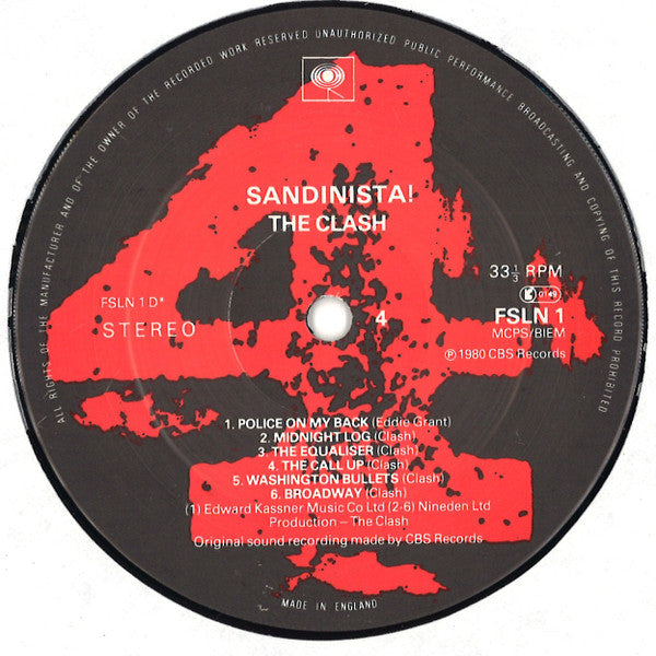 The Clash – Sandinista! (3xLP) LP vinyl record, image 8 of 10