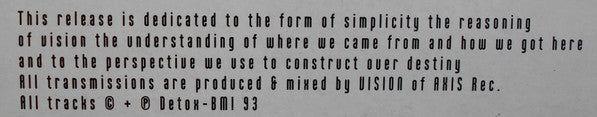 The Vision – Waveform Transmission Vol. 2 12" vinyl record, image 8 of 9