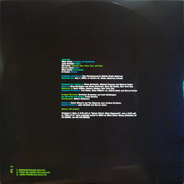 Miles Davis – Miles Davis Live (What It Is) (Montreal 7/7/83) (2xLP) LP vinyl record, image 10 of 10