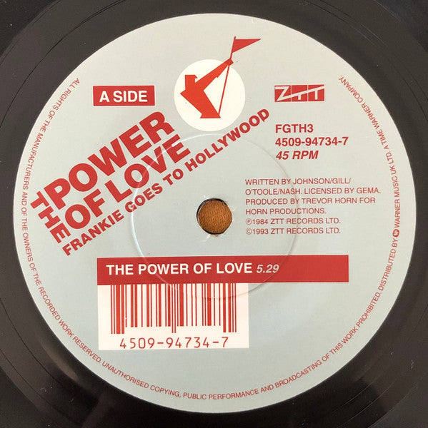 Frankie Goes To Hollywood – The Power Of Love 7" vinyl record, image 3 of 4