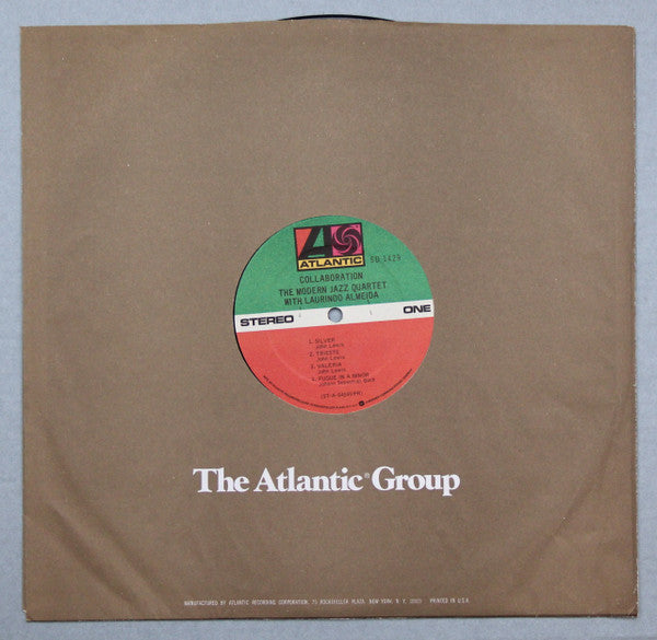 The Modern Jazz Quartet, Laurindo Almeida – Collaboration LP vinyl record, image 5 of 5