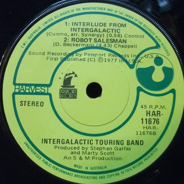 Intergalactic Touring Band – Heartbreaker 7" vinyl record, image 2 of 2