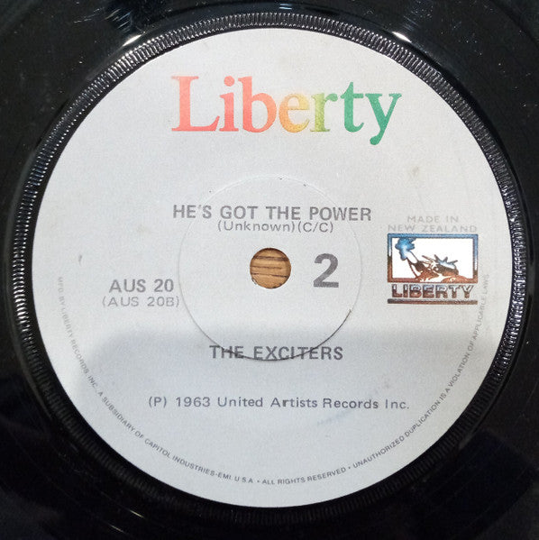 The Exciters – Tell Him 7" vinyl record, image 2 of 4