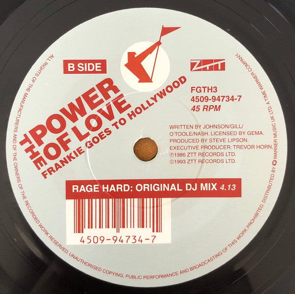 Frankie Goes To Hollywood – The Power Of Love 7" vinyl record, image 4 of 4
