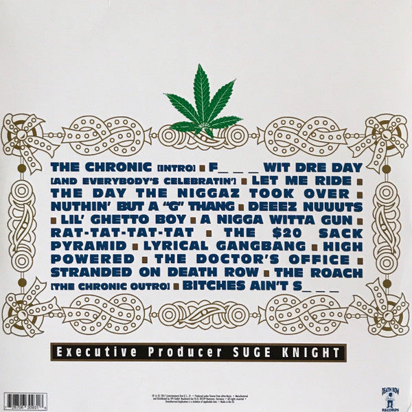 Dr. Dre – The Chronic (2xLP) LP vinyl record, image 2 of 8