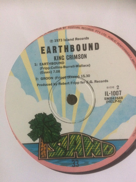 King Crimson – Earthbound LP vinyl record, image 2 of 4