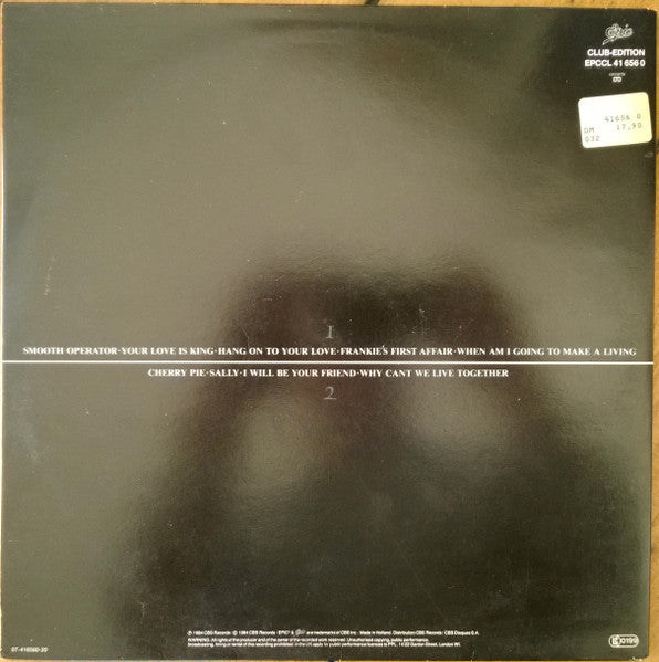 Sade – Diamond Life LP vinyl record, image 3 of 5
