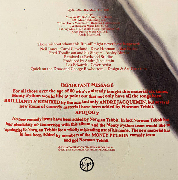 Monty Python – The Final Rip Off (2xLP) LP vinyl record, image 7 of 10