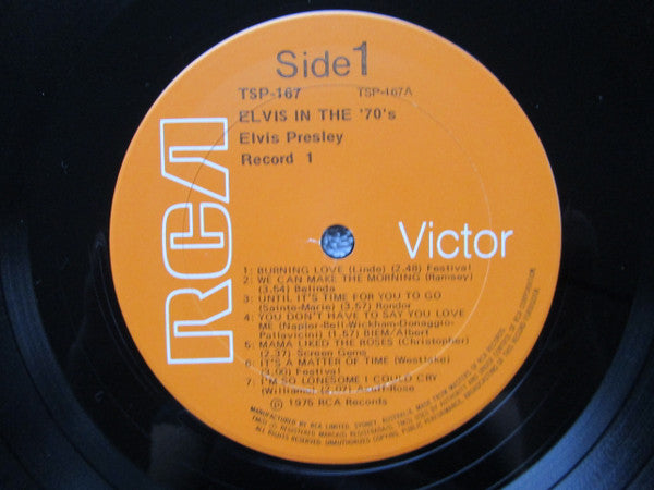 Elvis Presley – Elvis In The 70's (2xLP) LP vinyl record, image 3 of 5