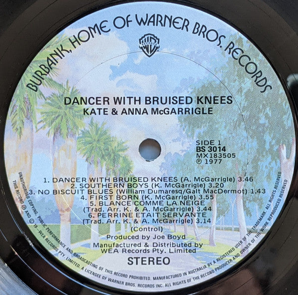 Kate & Anna McGarrigle – Dancer With Bruised Knees LP vinyl record, image 3 of 4