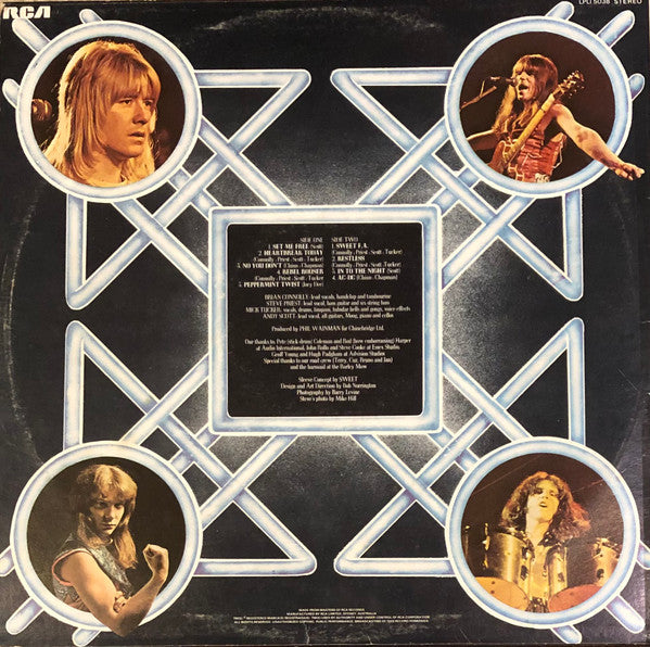 The Sweet – Sweet Fanny Adams LP vinyl record, image 2 of 4