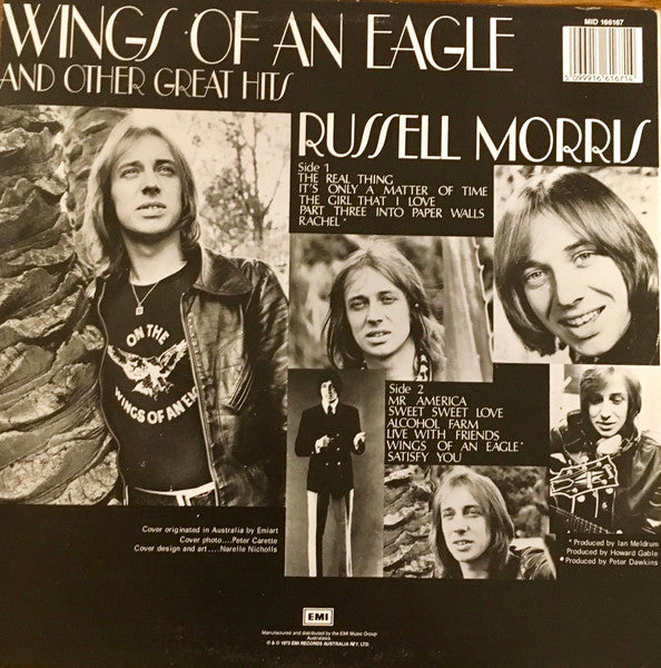 Russell Morris – Wings Of An Eagle And Other Great Hits LP vinyl record, image 2 of 4