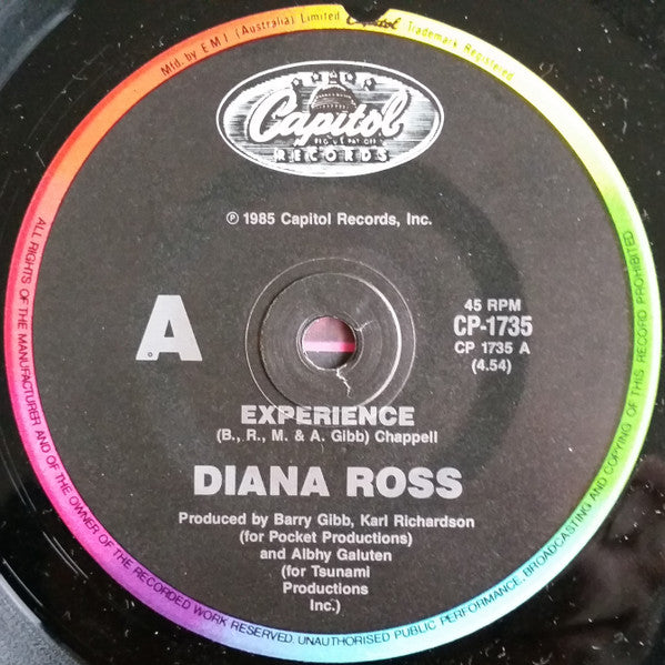 Diana Ross – Experience 7" vinyl record, image 3 of 4