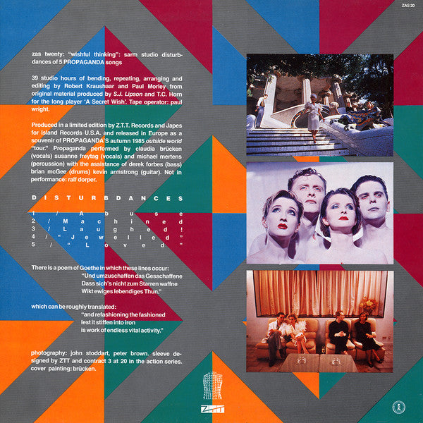 Propaganda – Wishful Thinking LP vinyl record, image 2 of 5