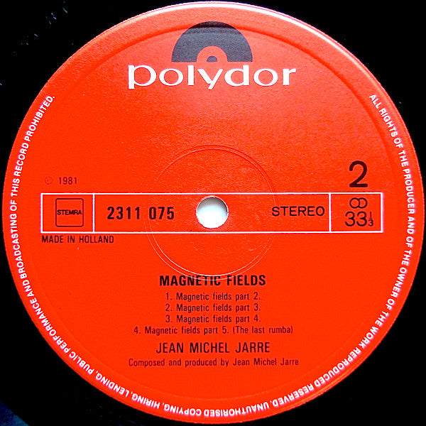 Jean-Michel Jarre – Magnetic Fields LP vinyl record, image 4 of 7