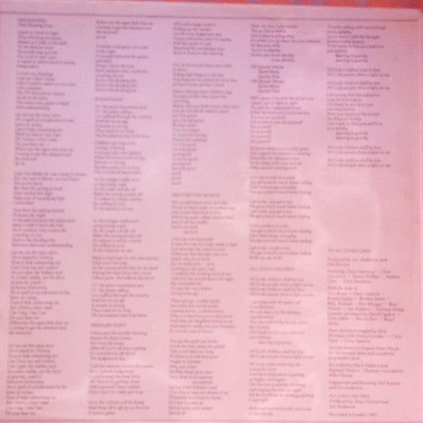 Jon Anderson – Animation LP vinyl record, image 5 of 5