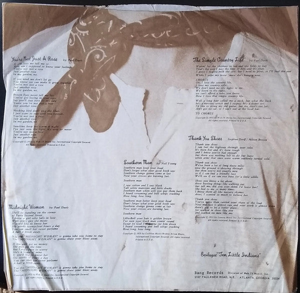 Paul Davis – Ride 'Em Cowboy LP vinyl record, image 6 of 7