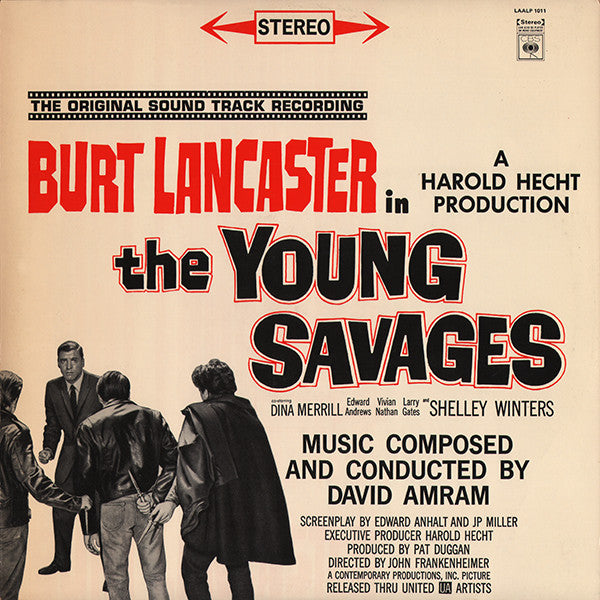 David Amram – The Young Savages (An Original Sound Track Recording) LP vinyl record, image 1 of 4