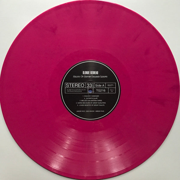 Blonde Redhead – Melody Of Certain Damaged Lemons LP vinyl record, image 5 of 10