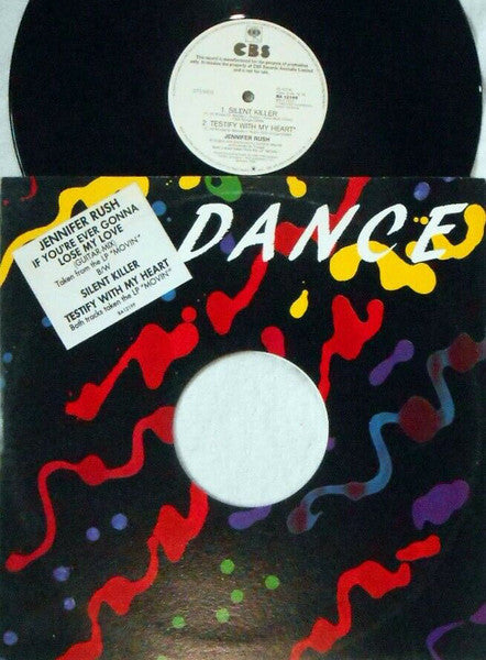 Jennifer Rush – If Uou're Ever Gonna Lose My Love (Guitar-Mix) 12" vinyl record