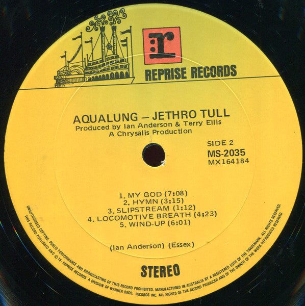 Jethro Tull – Aqualung LP vinyl record, image 4 of 4