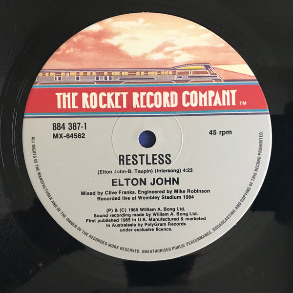 Elton John – Wrap Her Up 12" vinyl record, image 4 of 4