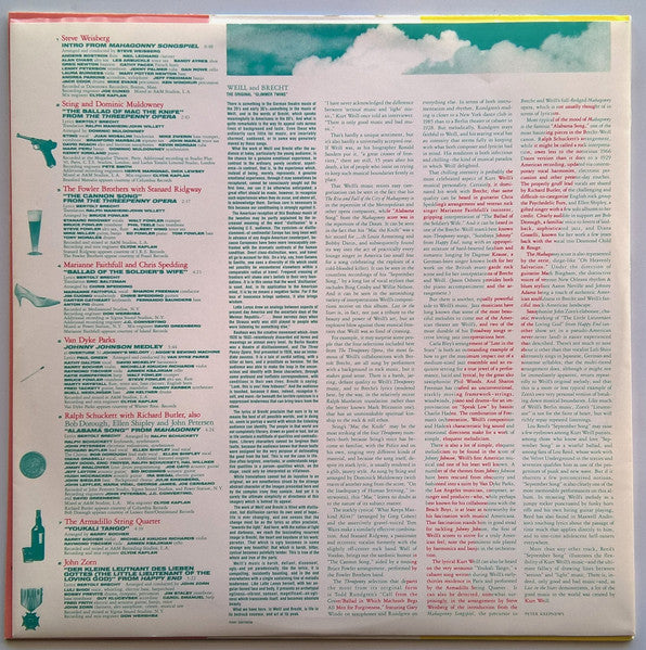Various – Lost In The Stars (The Music Of Kurt Weill) LP vinyl record, image 5 of 6