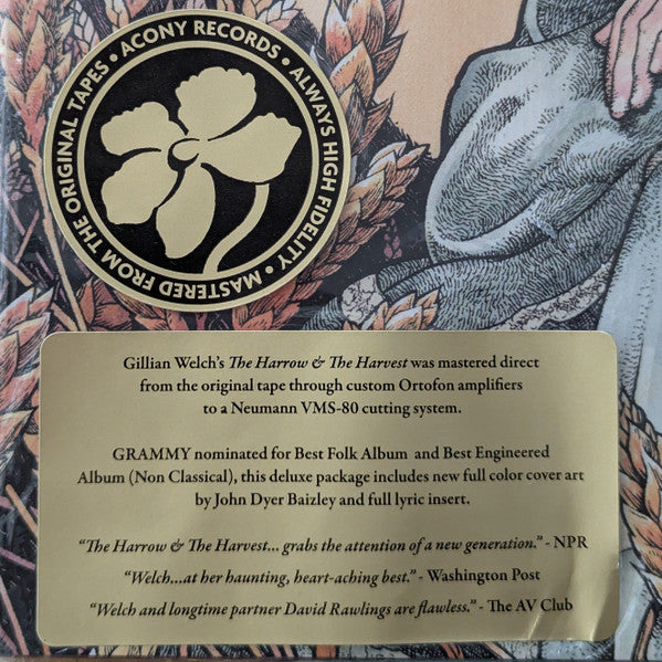 Gillian Welch – The Harrow & The Harvest LP vinyl record, image 9 of 10