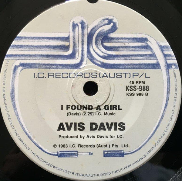 Avis Davis – Weekend 7" vinyl record, image 4 of 4
