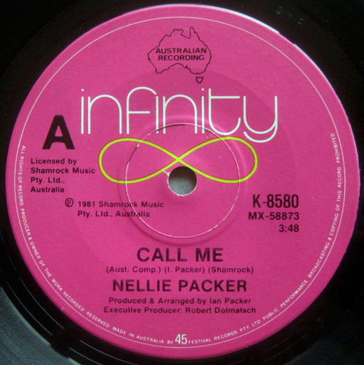 Nellie Packer – Call Me 7" vinyl record, image 1 of 4