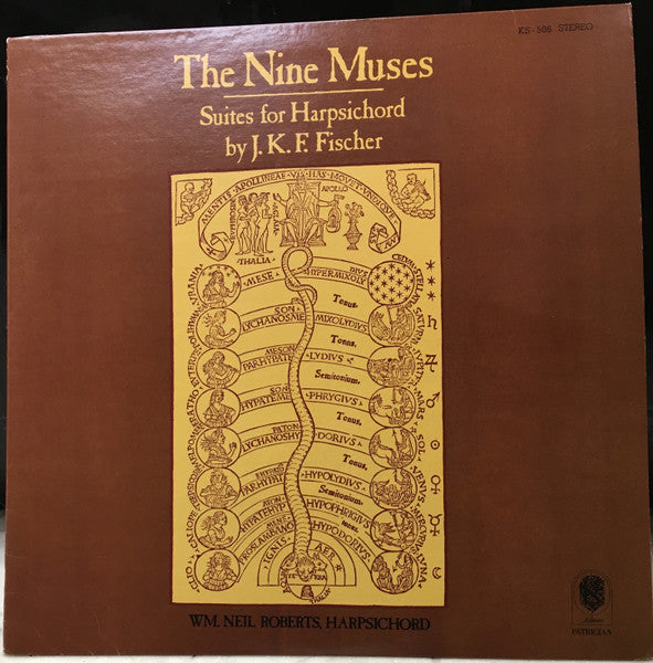 Johann Caspar Ferdinand Fischer, Wm. Neil Roberts – The Nine Muses LP vinyl record, image 1 of 2
