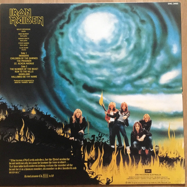 Iron Maiden – The Number Of The Beast LP vinyl record, image 2 of 9