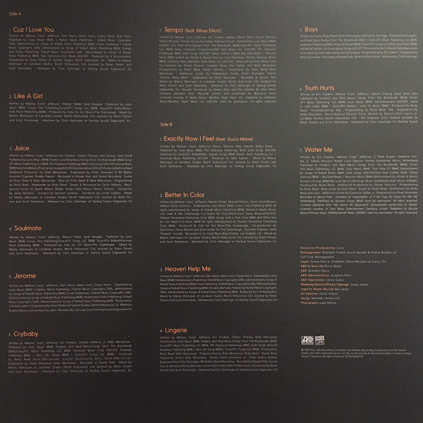 Lizzo – Cuz I Love You LP vinyl record, image 7 of 7