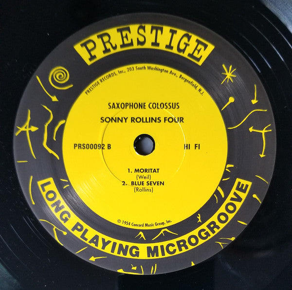 Sonny Rollins – Saxophone Colossus LP vinyl record, image 4 of 7