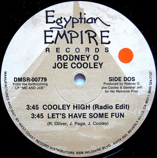 Rodney O & Joe Cooley – Cooley High 12" vinyl record, image 4 of 4