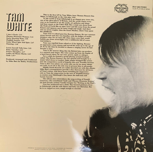 Tam White – Tam White LP vinyl record, image 2 of 4