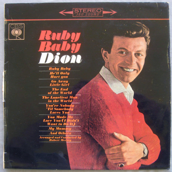Dion – Ruby Baby LP vinyl record, image 1 of 7