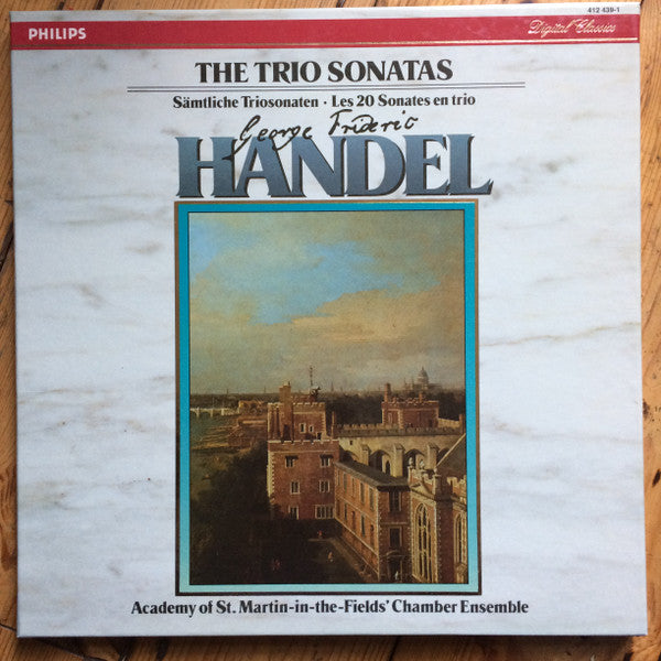 Georg Friedrich Händel, Academy Of St. Martin-in-the-Fields Chamber Ensemble – The Trio Sonatas (4xLP) LP vinyl record, image 1 of 7