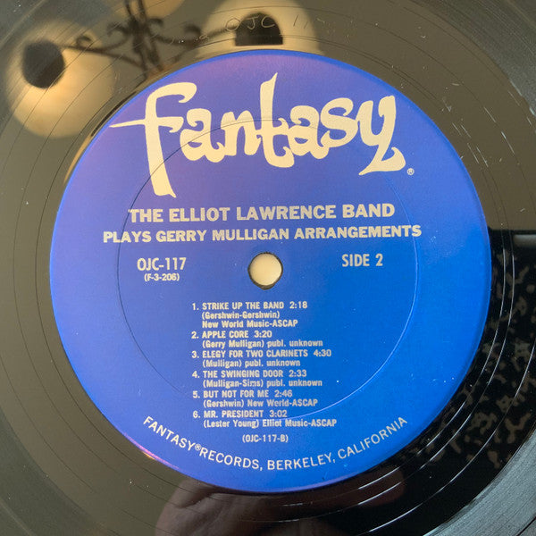 The Elliot Lawrence Band – Plays Gerry Mulligan Arrangements LP vinyl record, image 4 of 4