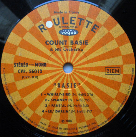 Count Basie Orchestra, Neal Hefti – Basie LP vinyl record, image 4 of 4