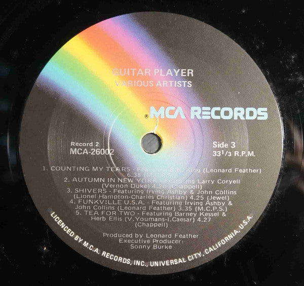 Various – Guitar Player (2xLP) LP vinyl record, image 8 of 8