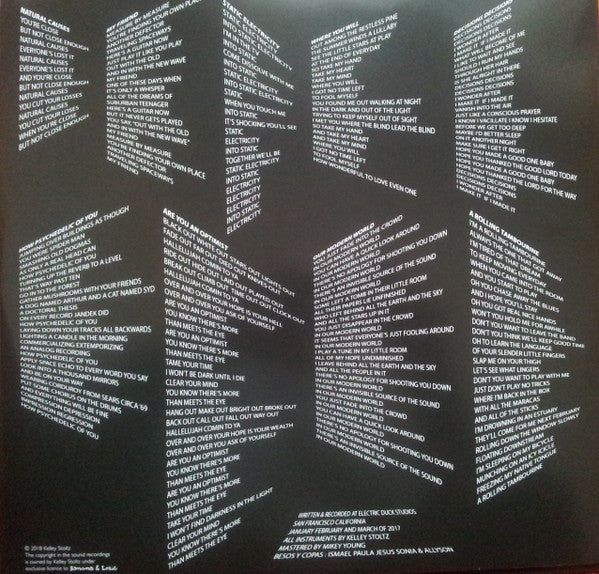 Kelley Stoltz – Natural Causes LP vinyl record, image 6 of 6