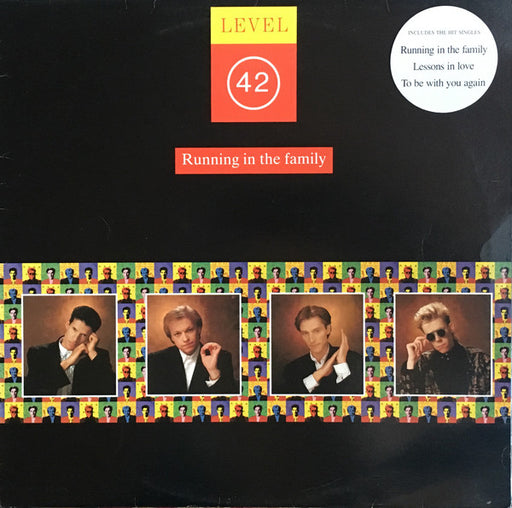 Level 42 – Running In The Family LP vinyl record, image 1 of 3