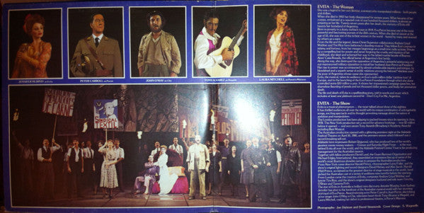 Andrew Lloyd Webber, Tim Rice – Evita Premiere Australian Cast Recording (Excerpts From The Australian Production) LP vinyl record, image 2 of 7