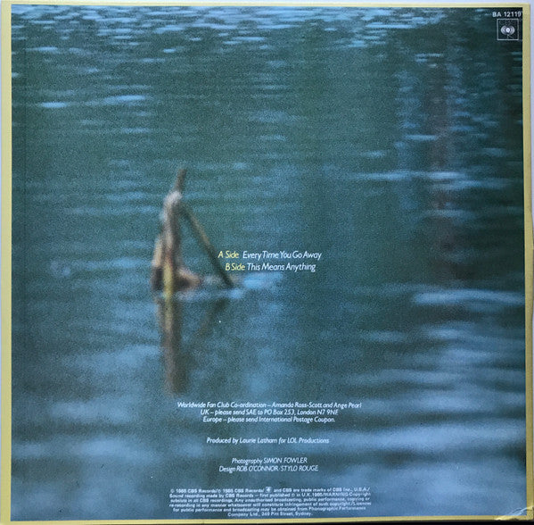 Paul Young – Every Time You Go Away (Extended Remix Version) 12" vinyl record, image 2 of 4