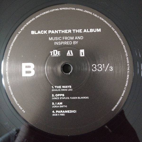 Various – Black Panther The Album (Music From And Inspired By) (2xLP) LP vinyl record, image 4 of 10