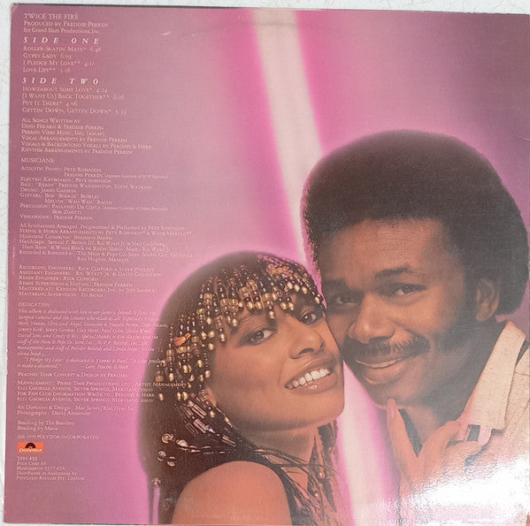 Peaches & Herb – Twice The Fire LP vinyl record, image 2 of 4