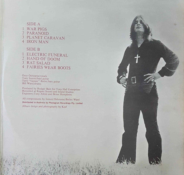 Black Sabbath – Paranoid LP vinyl record, image 3 of 7