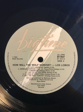 Los Lobos – How Will The Wolf Survive? LP vinyl record, image 7 of 7