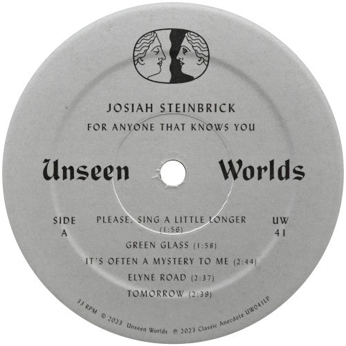 Josiah Steinbrick – For Anyone That Knows You LP vinyl record, image 6 of 7